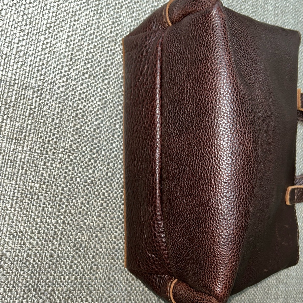 Portland Leather Mini Zipper Tote -Coldbrew - Picture 3 of 7